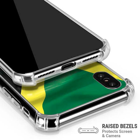 Jamaica Flag iPhone X/XS Clear Case